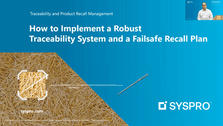 On Demand Webinar Traceability And Recall Management For Manufacturers