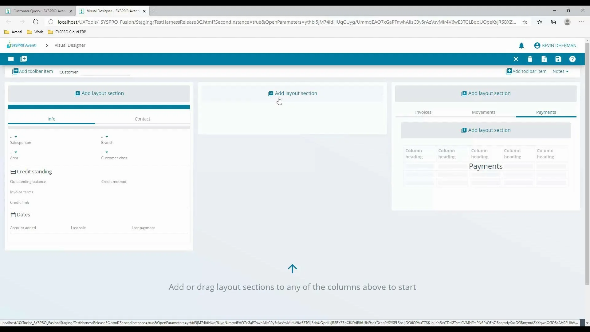SYSPRO AVANTI DEMO visual data 3